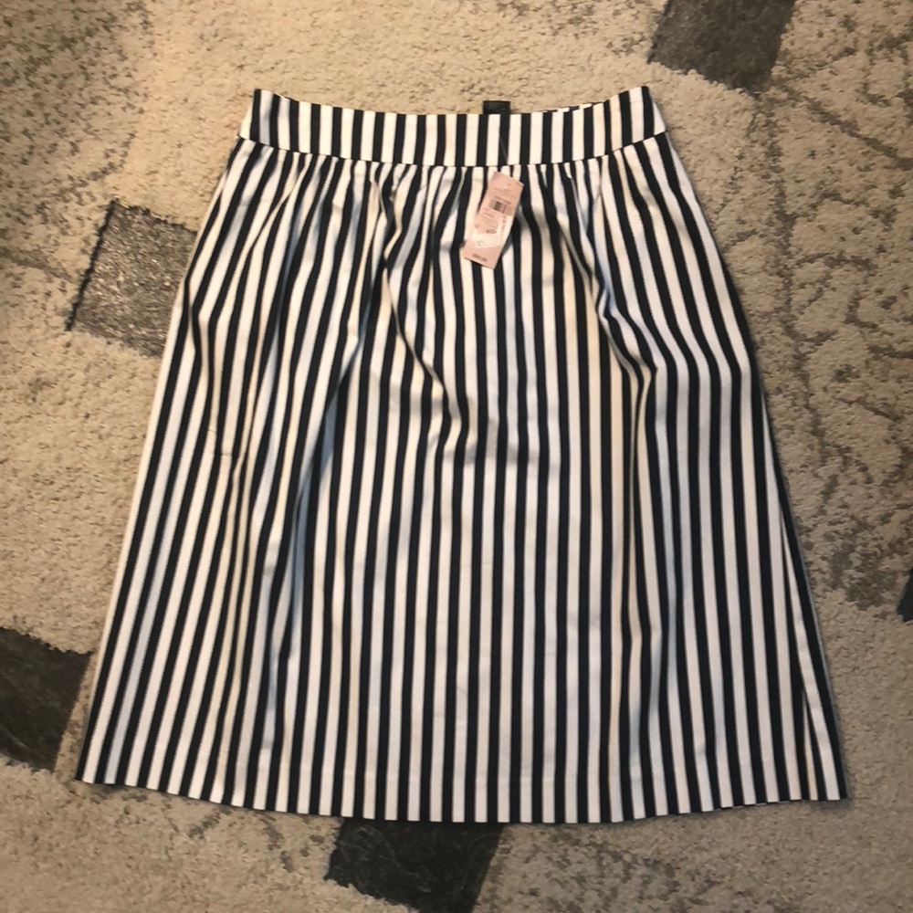 NWT Striped Ann Taylor Factory Skirt sz 4